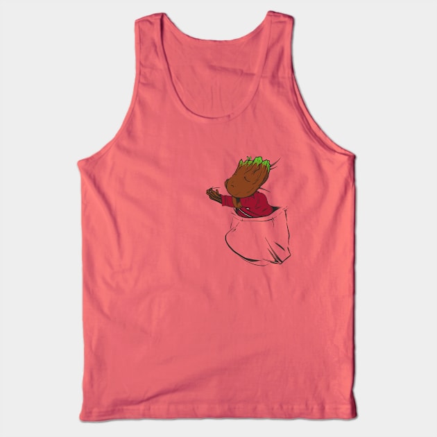 My pocket baby Groot! Tank Top by ManuLuce